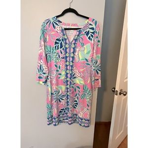 NWOT Lilly Pulitzer UPF 50 ChillyLilly Nadine Dress